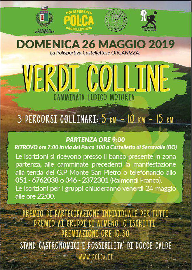VERDI COLLINE, IL COMUNICATO STAMPA