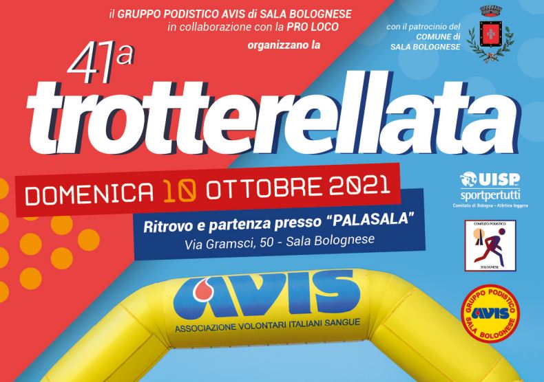 IL 10 OTTOBRE IL GRUPPO ALLA TROTTERELLATA DI SALA BOLOGNESE